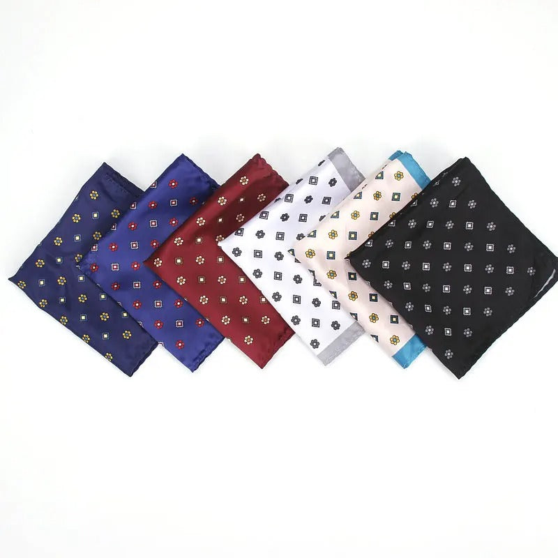 Juego De 3 Pañuelos De Bolsillo De Satén Para Hombre - Blanco, Tacto Sedoso, Elegantes Para Trajes Y Ocasiones Especiales
