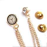 Chain Clock Golden