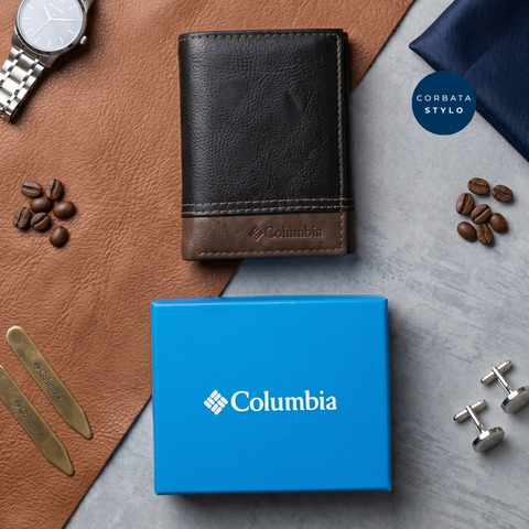 COLUMBIA Billetera Black&Brown