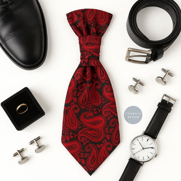 Ascot Wedding RedPaisley