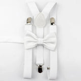 Set Suspenders White