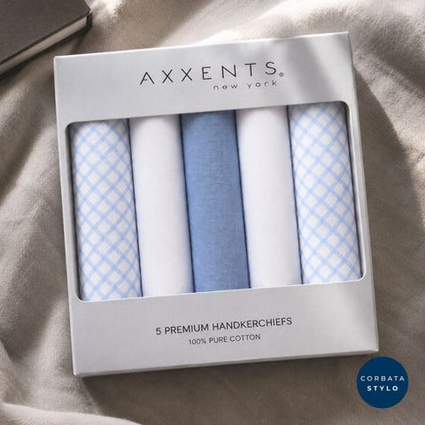 AXXENTS Set Pañuelos de Algodón
