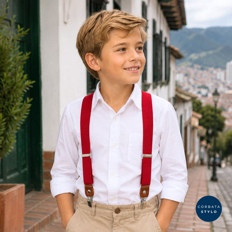 Tirantes Niños Red