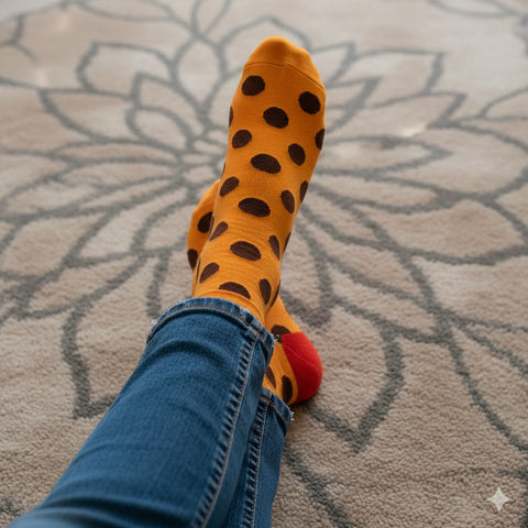 Polka OrangeBrown
