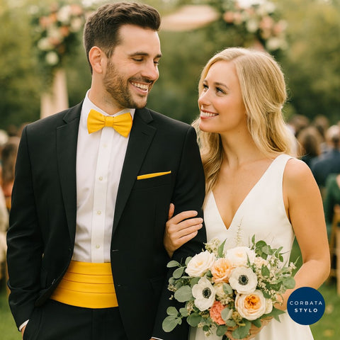 Set Tuxedo Fajón Amarillo