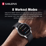 2023 SANLEPUS Smart Watch Brown