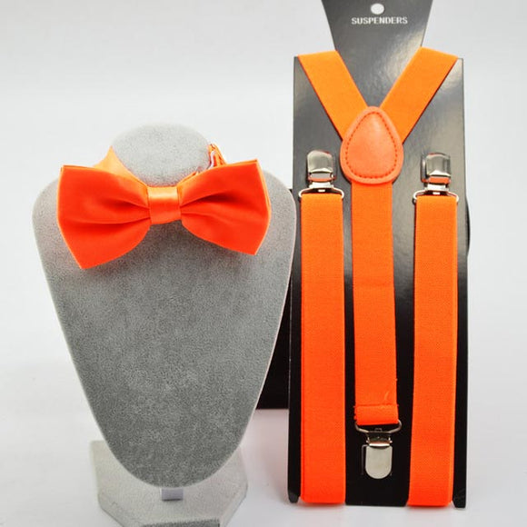 Set Suspenders Orange, Set Suspenders - CorbataStylo.com │Corbatas y Accesorios para Hombre en Colombia
