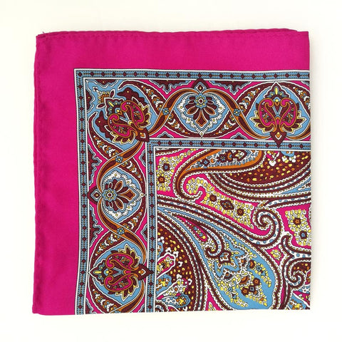 PS FloralMagenta, Pañuelos de Bolsillo - CorbataStylo.com │Corbatas y Accesorios para Hombre en Colombia