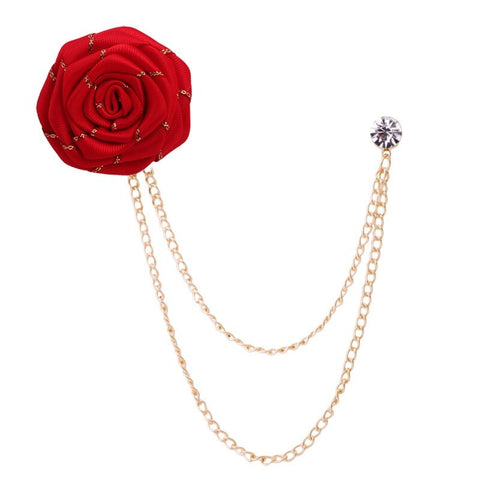 Chain RedGolden Flower