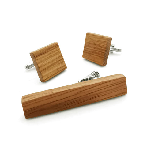 Juego de Mancornas en Madera para Hombre en Colombia