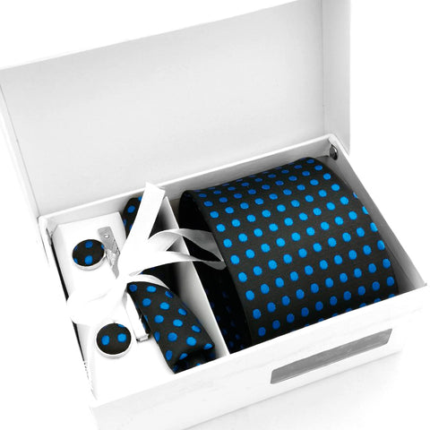 Set Juego de Corbata, Pañuelo, Mancornas y Pisacorbata para Hombres en Colombia