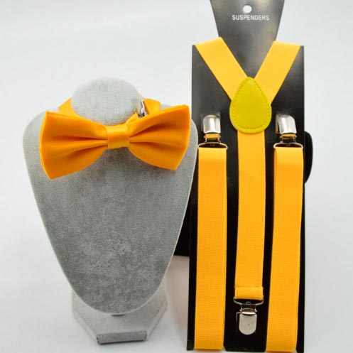 Set Suspenders Yellow, Set Suspenders - CorbataStylo.com │Corbatas y Accesorios para Hombre en Colombia